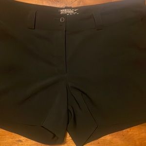 Women’s Nike Golf shorts. Black Dri-Fit size 16. Pockets in front and back.